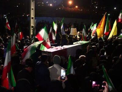 عطر حضور پیکر مطهر «شهدای دنا» در شهرک قائم تهران + تصاویر