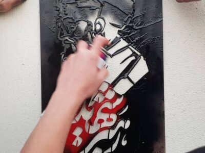 هنر در خط مقدم / خلق هزار اثر در رویداد “رهبر شهید”