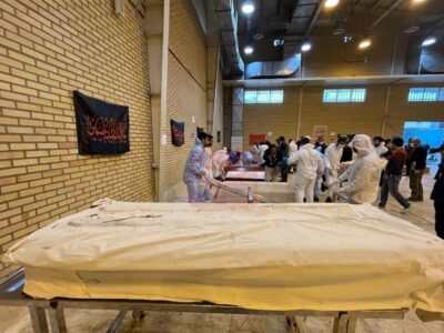 وداع با شهدای ناو دنا در معراج الشهدای بهشت زهرا(س)