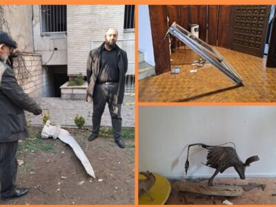 وقتی موشک به قلب گالری هنری خورد