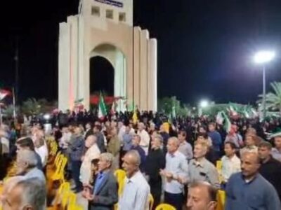 اجتماع باشکوه مردم انقلابی آبدان