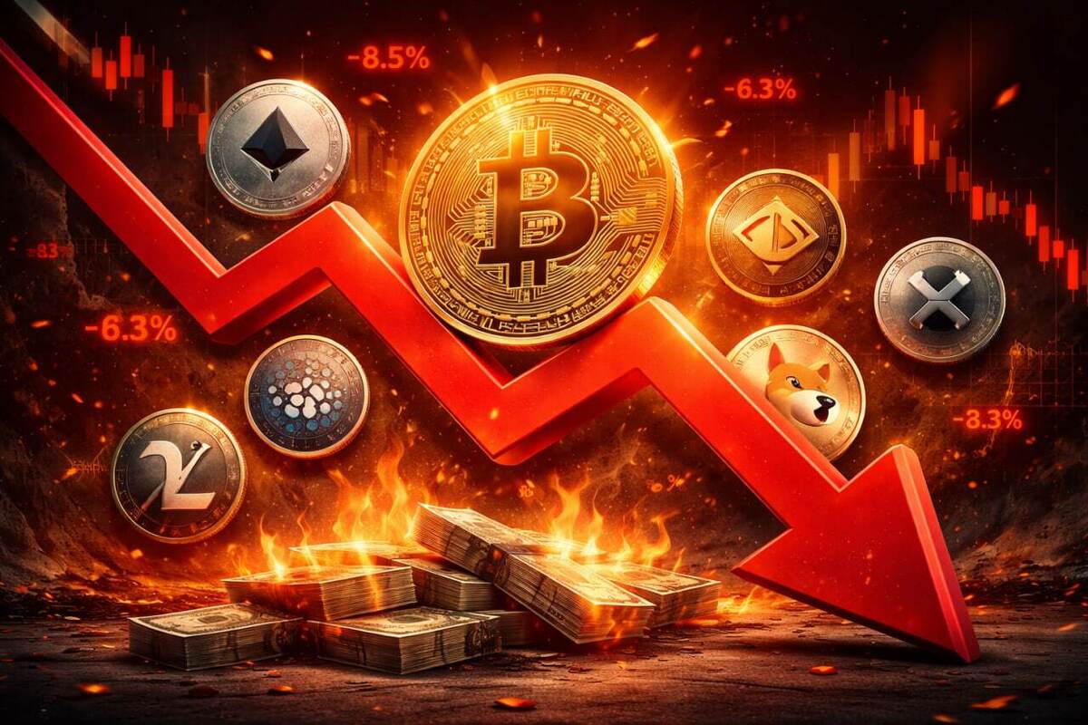 افت قیمت بیتکوین و فشار فروش در آلتکوینها
