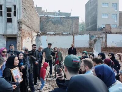 بازدید خبرنگاران خارجی از محله قره‌باغی تبریز