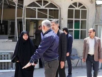 بازدید رییس سازمان سمپاد از مدرسه  آسیب‌دیده علامه حلی