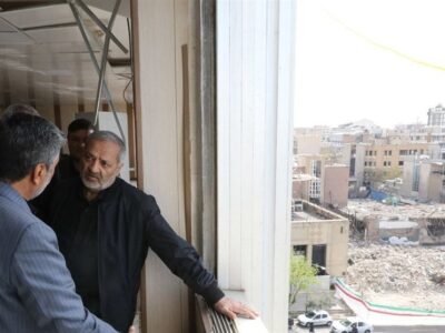 بازدید وزیر آموزش‌وپرورش از ساختمان آسیب‌دیده شهید باهنر