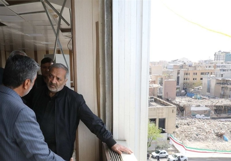 بازدید وزیر آموزش‌وپرورش از ساختمان آسیب‌دیده شهید باهنر