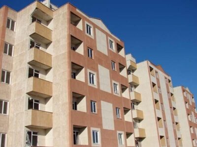 برخی بلوک‌های پروژه ۱۱۴ واحدی مسکن چالوس پیشرفت ۸۵ درصدی دارد