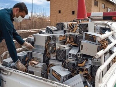 بیش از ۳۸ دستگاه ماینر غیرمجاز در الهیه تهران کشف شد