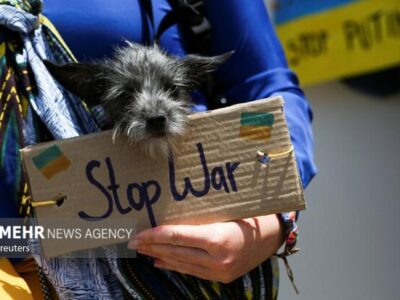 تجمع اعتراضی در واشنگتن علیه جنگ با ایران، لبنان و فلسطین