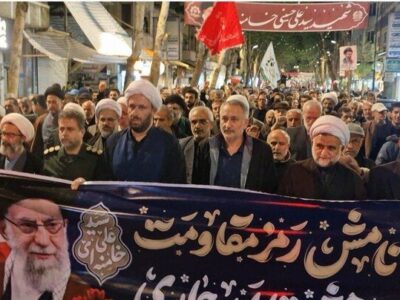 تجمع شبانه لاهیجانی ها به شب پنجاه و هشتم رسید