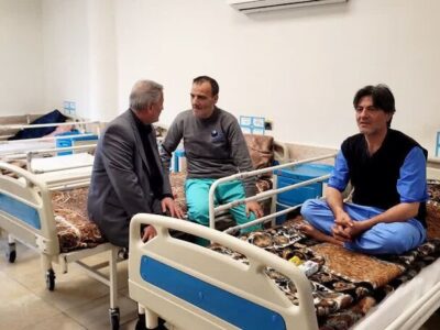 تکریم جانبازان و اسوه‌های صبر و مقاومت در بیمارستان فجر تبریز