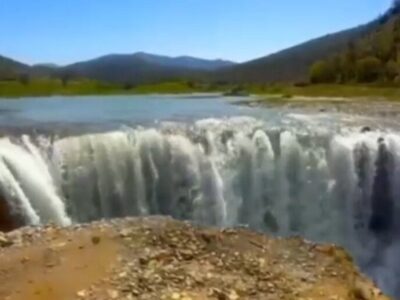 حجم آب در دشت بیلو ۱۵ کیلومتری مریوان