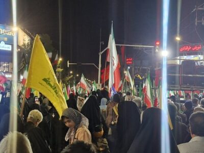 حضور حماسی و پرشور مردم سرایان در پنجاه و هشتمین قرار شبانه