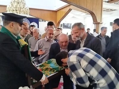 حضور کاروان «زیر سایه خورشید» در حرم مطهر شهدای آستانه اشرفیه