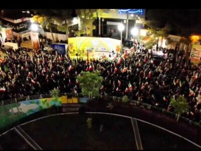 حماسه آفرینی مردم رفسنجان در اجتماع باشکوه میدان شهید سلیمانی