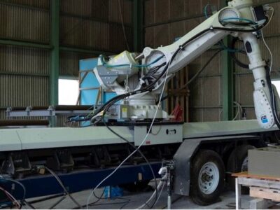 روباتی که یک شبه ایستگاه قطار ساخت