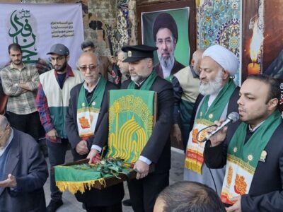 لاهیجان معطر به حضور خادمان رضوی شد