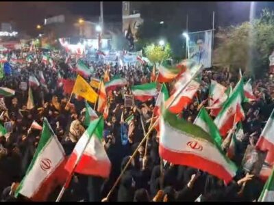 پلدختری‌ها پرشور در سنگر خیابان حاضر شدند