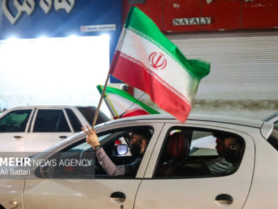 کاروان خودرویی مردم ناصرآباد و شهرک دانش قزوین