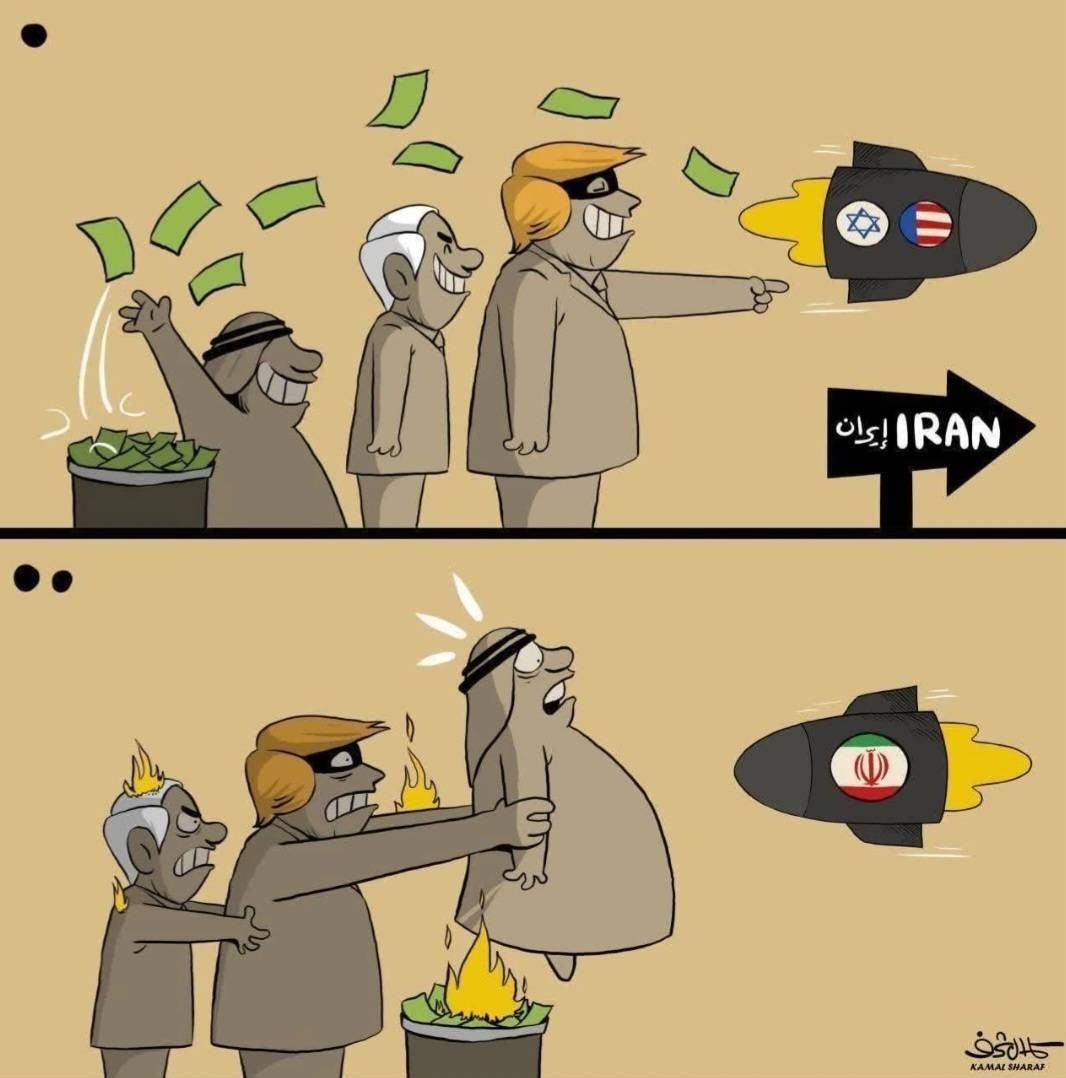 کاریکاتور , جنگ آمریکا و رژیم صهیونیستی علیه ایران , 