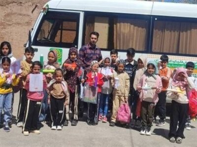 کتابخانه‌های سیار کانون پرورش فکری در کنار مردم مناطق آسیب‌دیده