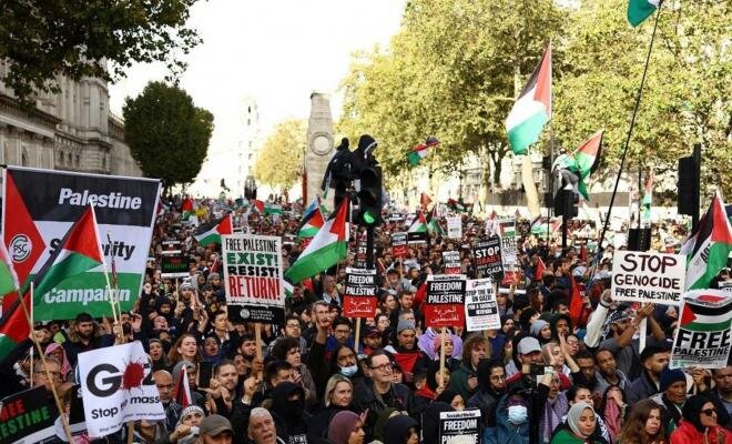 ابراز نگرانی رسانه صهیونیستی درباره قدرت حامیان فلسطین در انگلیس