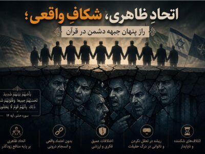 اتحادِ ظاهری، شکافِ واقعی؛ راز پنهان جبهه‌ی دشمن در قرآن
