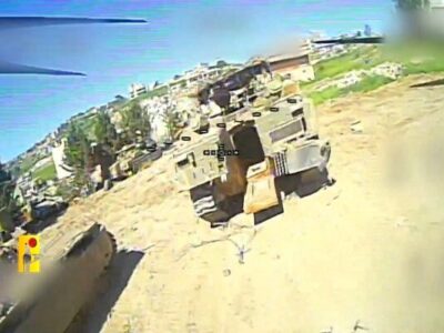 اصابت پهپادهای حزب‌الله به یک پایگاه نظامی و ۲ تانک مرکاوا اسرائیل