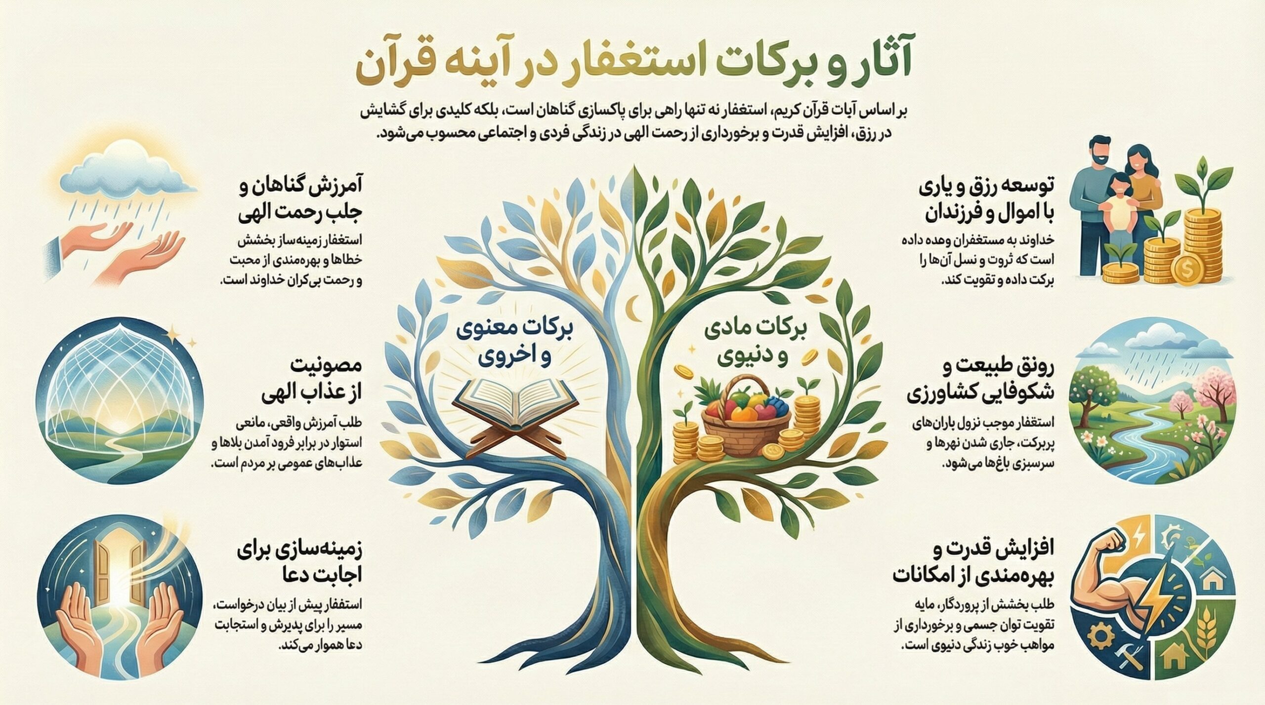اینفوگرافیک|کلید گنجهای آسمان و زمین اینجاست قرآن , اهل بیت , دعا ,
