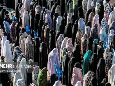 برگزاری نماز عید قربان در شهر رودان
