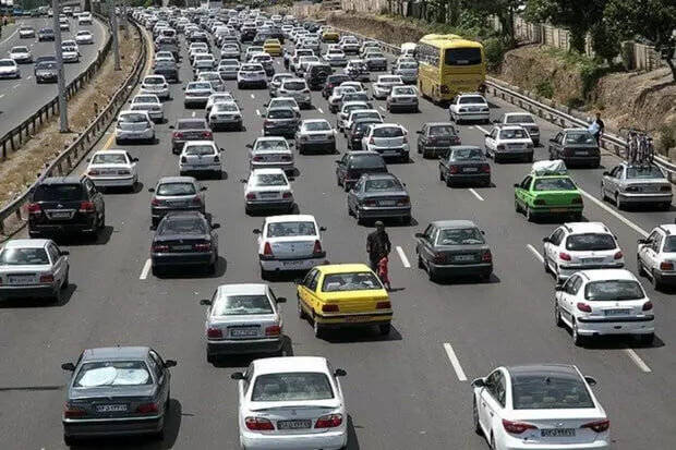 ترافیک سنگین در آزادراه‌های تهران-کرج و ساوه-تهران