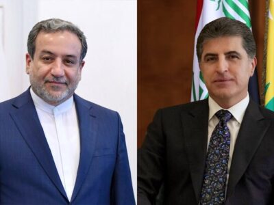 تماس تلفنی وزیر امور خارجه با رئیس اقلیم کردستان عراق