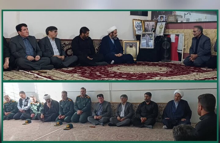 دیدار مسئولان لرستان با خانواده شهیدان «بیاتی، درویشی و ضرونی»