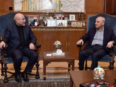 رئیس مجلس لبنان انتخاب مجدد قالیباف به عنوان رئیس مجلس را تبریک گفت