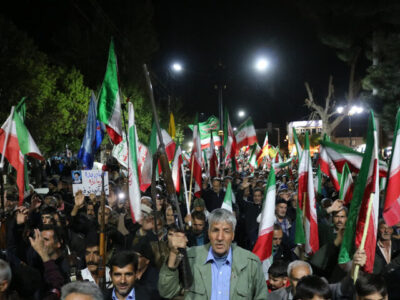 راهپیمایی عاشقان ایران در آبگرم