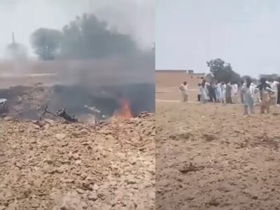 سقوط هواپیمای نیروی هوایی پاکستان
