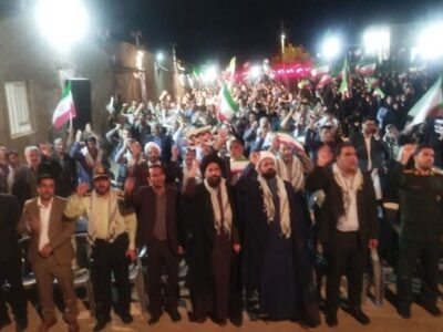 شکوه حضور مردم کوهبنان در یاد شهید حسن تردست