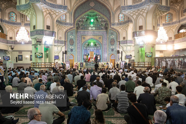 مراسم اربعین سپهبد شهید موسوی در جنوب تهران برگزار شد