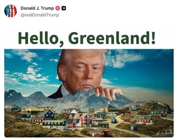 پست جدید جنجالی ترامپ درباره گرینلند 
