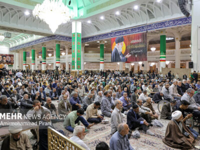 گرامیداشت سالگرد شهادت آیت‌الله رئیسی در حرم بانوی کرامت برگزار شد