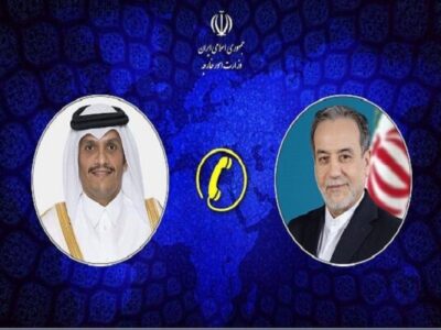 گفت‌وگوی تلفنی وزرای امور خارجه ایران و قطر