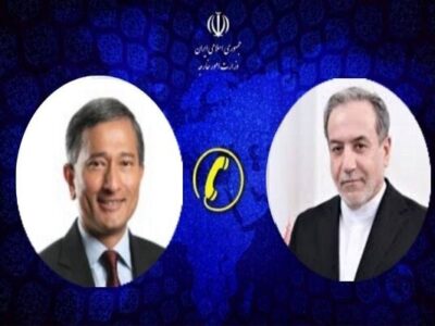 گفتگوی تلفنی وزیر امور خارجه ایران و سنگاپور