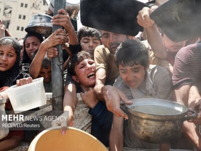 ۴۲ درصد حوادث مرتبط با گرسنگی در جهان در غزه روی می دهد 