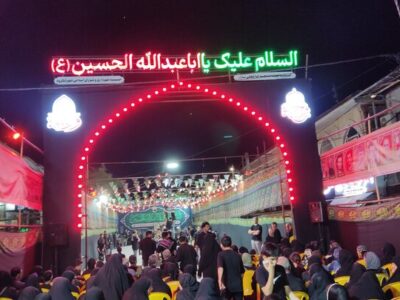 آیین عزاداری شب عاشورا در لنگرود