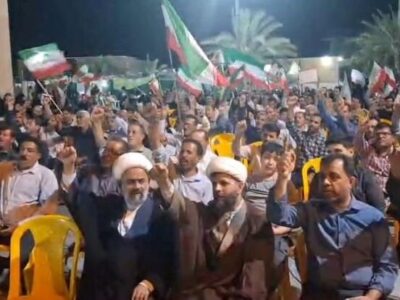 اجتماع حماسی مردم ولایت مدار آبدان
