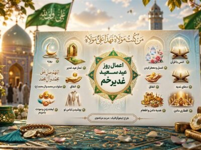 اینفوگرافیک| اعمال روز عید غدیرخم