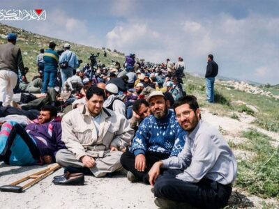 تصاویر تازه منتشر شده از «حاج رمضان» در کنار فرماندهان فلسطینی