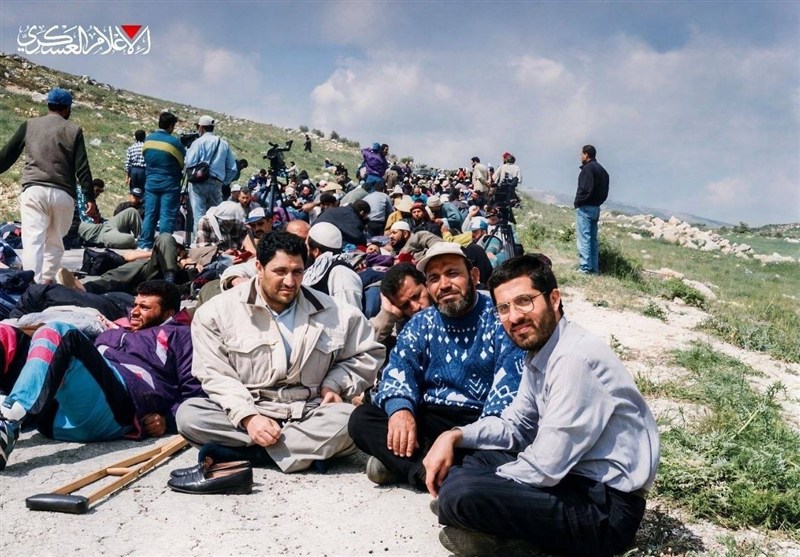 تصاویر تازه منتشر شده از «حاج رمضان» در کنار فرماندهان فلسطینی