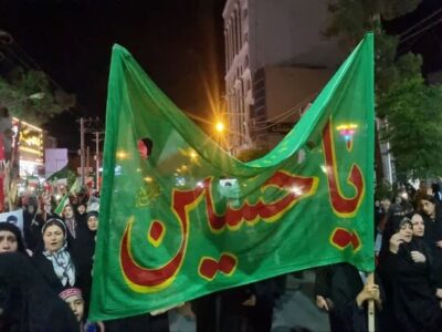 حضور پرشور مردم محلات در شب عاشورای حسینی