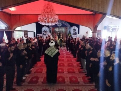 دهمین مراسم اقامه عزای سیدالشهدای کربلا در آستانه اشرفیه